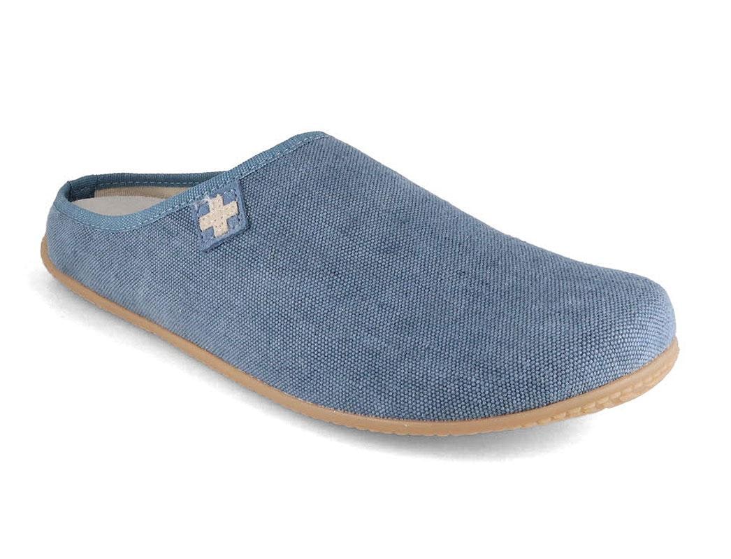 LIVING KITZBUEHEL Cotton Slippers, Denim