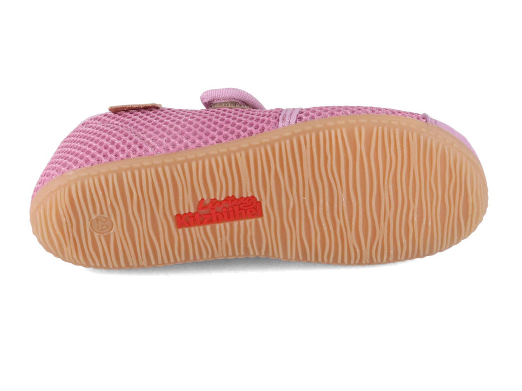 Ciabatte Living Kitzbühel Per Bambini In Lana: Modello Riccio E Fungo, Chiusura Velcro, Antiscivolo