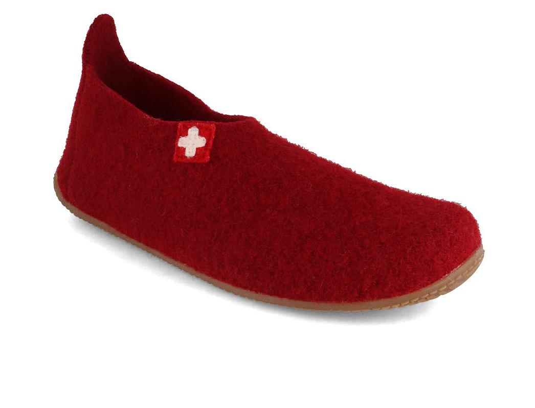 LIVING KITZB�HEL Summit Cross Slippers, dark cherry | ankle high