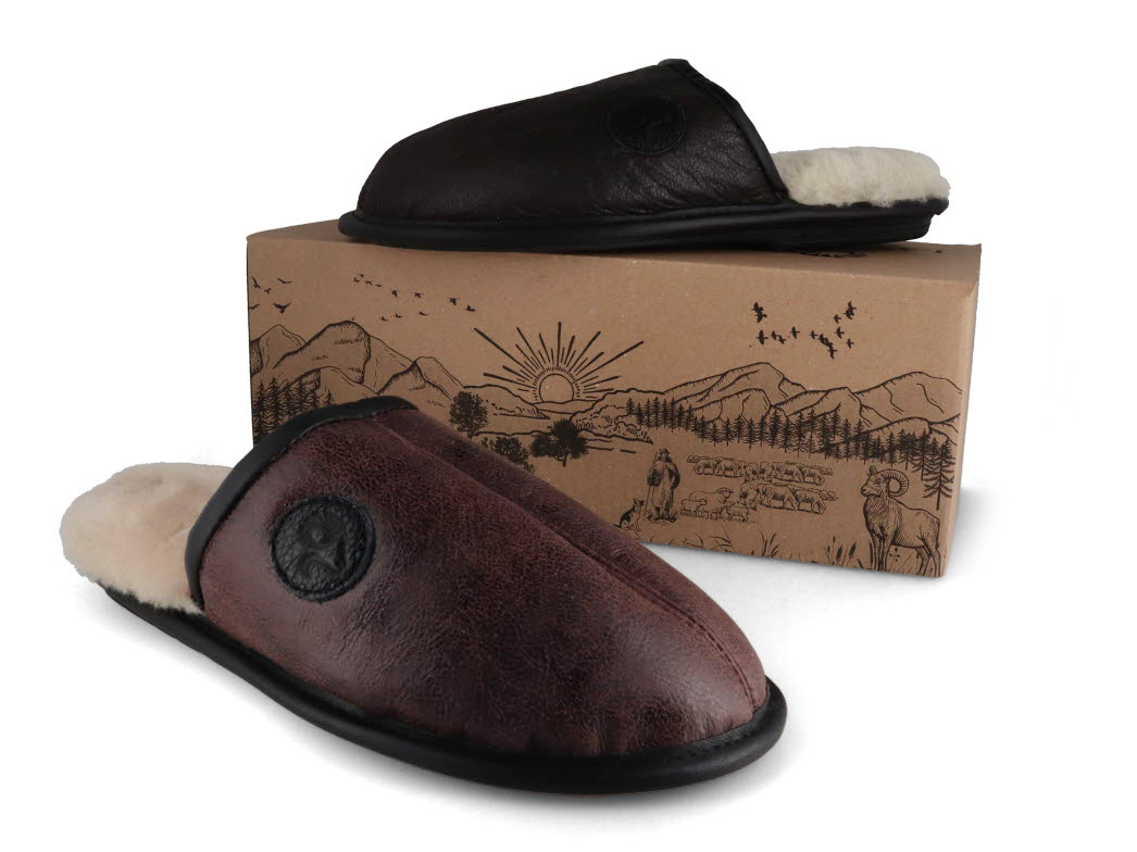 lambswool slippers mens