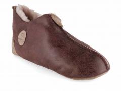 Lammbock Unisex Shearling Slipper Boots Texel, brown