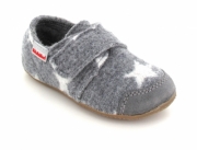 Living Kitzbuehel Child Slippers | Stars In Gray
