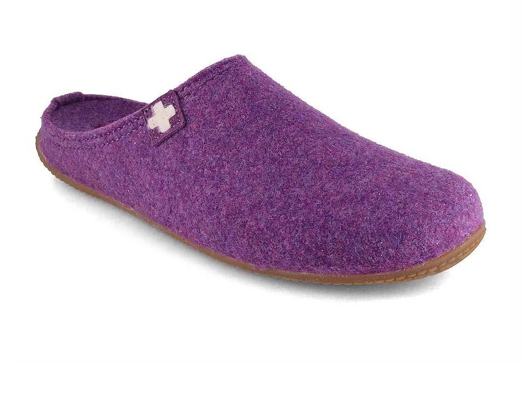 Living Kitzb�hel Women Wool Slippers, purple magic