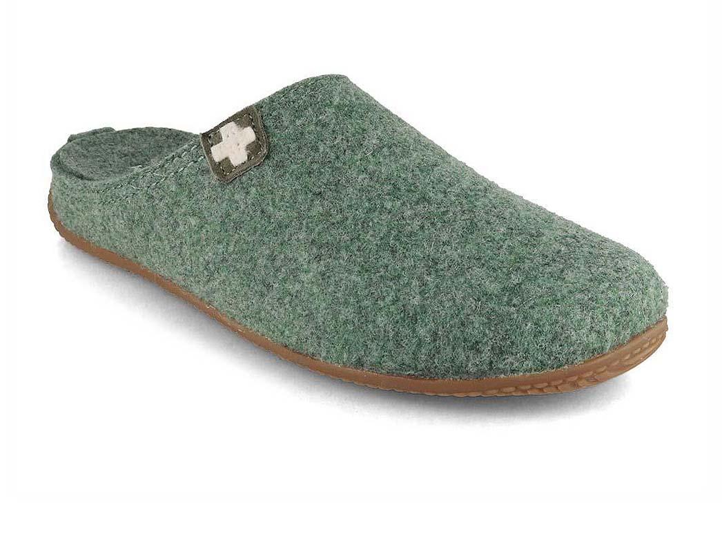 Living Kitzb�hel Wool Slippers, forest