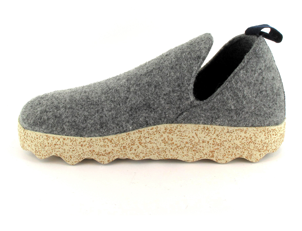 ASPORTUGUESAS Shoes | Unisex Felt Slippers City, Concrete