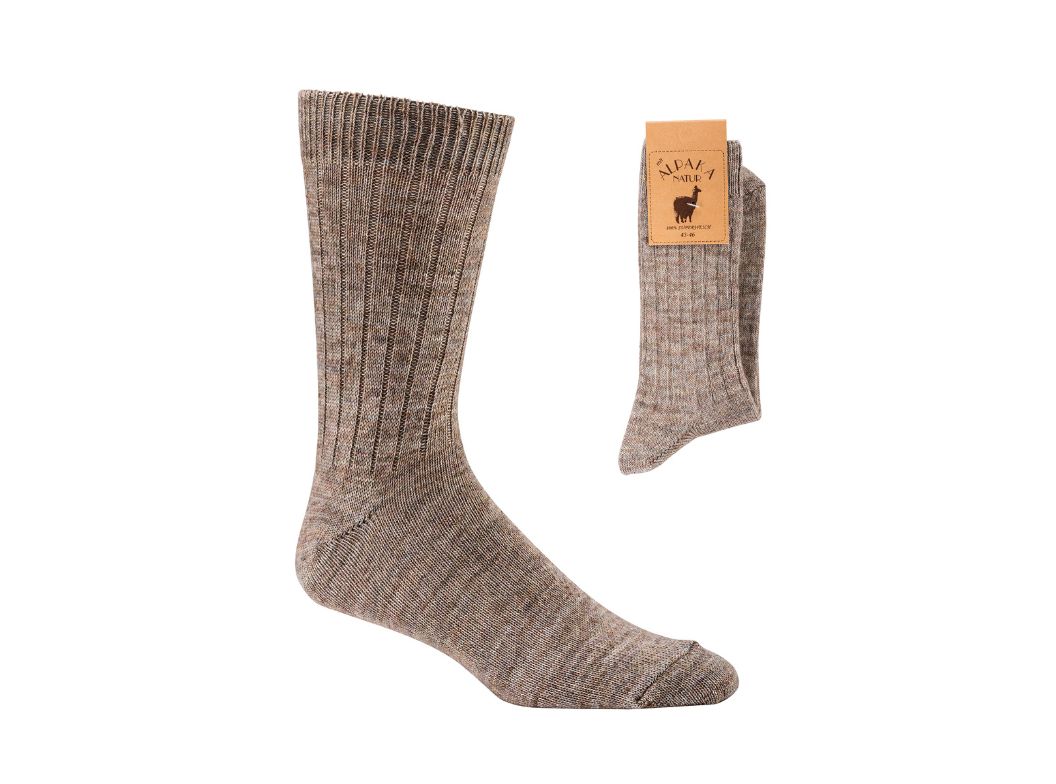 Premium Alpaka Wool Socks | machine washable, beige