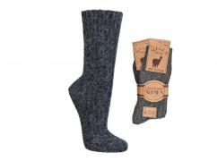 Premium Alpaka Wool Socks made of 100% Natural Wool, anthracite