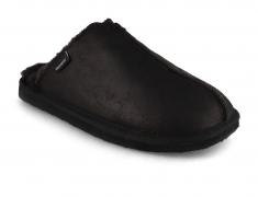 SHEPHERD Hugo Men's Shearling Slippers, black