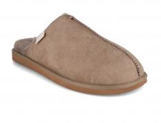 SHEPHERD Hugo, stone | Men Lambskin Slippers