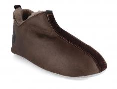 SHEPHERD Men Lambskin Slipper Boots Henrik, stone oiled antique