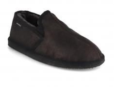 SHEPHERD Men Lambskin Slippers 'Bosse', black