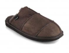 SHEPHERD Men lambskin Slippers 'Allan', asphalt
