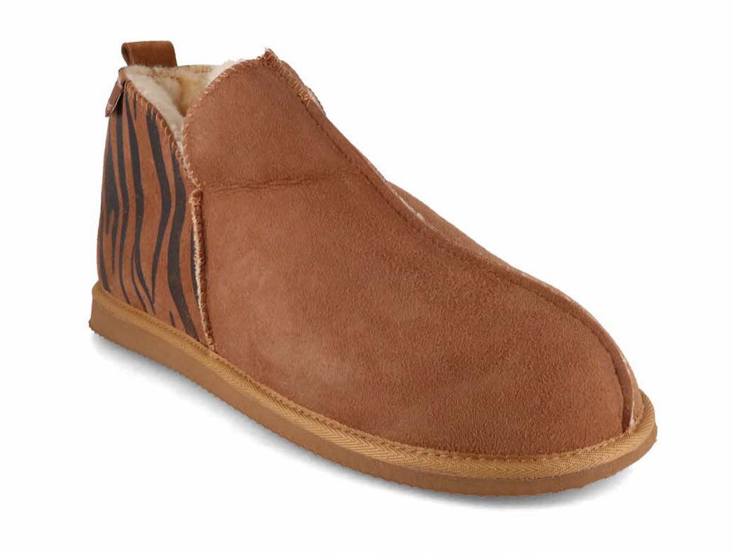❤ Sheepskin Boots Annie, Chestnut Tiger | Free US Shipping