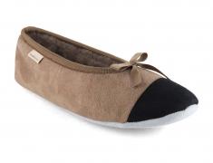 SHEPHERD Women Lambskin Ballerinas 'Saga', black stone