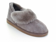 SHEPHERD Women grown Sheepskin Slippers 'Karin', stone