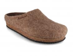 Stegmann Unisex Felt Clogs Shetland sheep Eco Wool Clog, brown