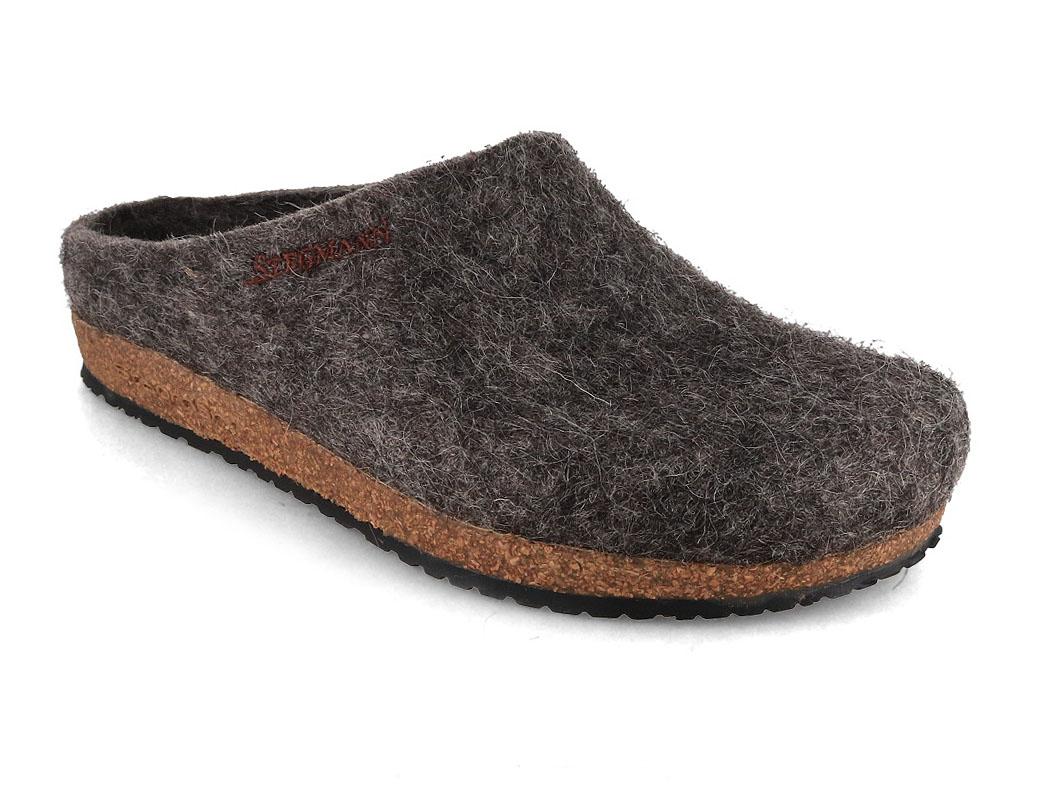 Stegmann Unisex Felt Clogs Shetland sheep Eco Wool Clog, rock sheep