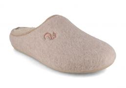Thies Organic lined Women Slippers, beige
