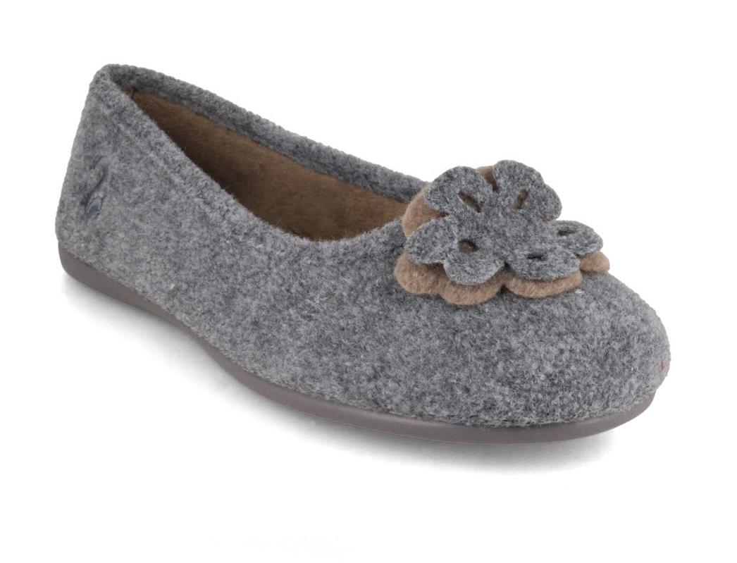 Thies Women Ballerinas 'Ecopicos', gris-militar