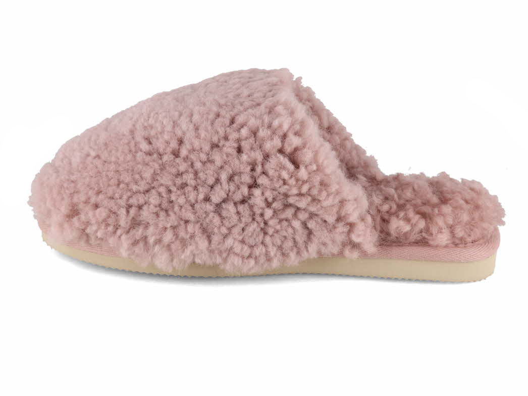 Thies Women Wool Slippers | Fluffy, New Pink | Free US Shipping
