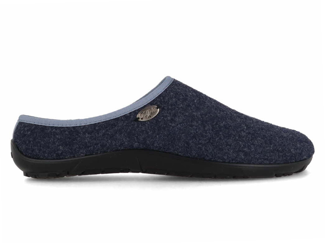 Tuffeln «Barefoot» Zero-Drop Slippers made in Germany, blue --> Boiled ...