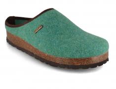 Tuffeln �Comfort� Unisex Tyrolean Vegan Felt Clogs, green