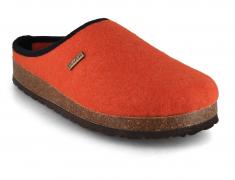 Tuffeln �Comfort� Women Tyrolean Vegan Felt Clogs, orange