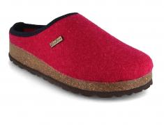 Tuffeln �Comfort� Women Tyrolean Vegan Felt Clogs, red