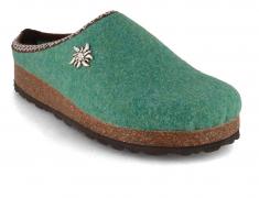 Tuffeln� Felt Clogs for Women �Edelweiss�, green