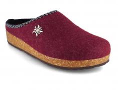 Tuffeln� Felt Clogs for Women �Edelweiss�, purple