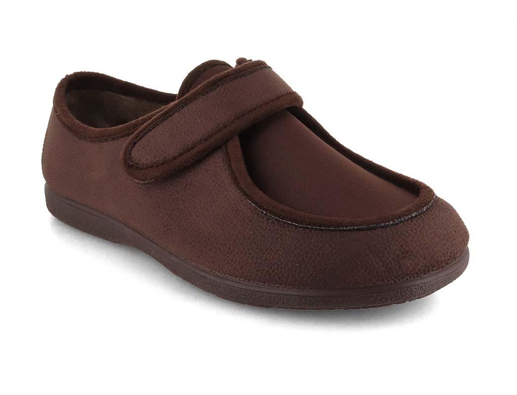 Varomed vital Men Women Strap Slippers 'Ricardo', brown