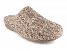 Varomed vital Knitted Slippers | Antonie, Beige | Free US Shipping