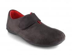 Varomed vital Women Plush Slippers 'Binti', dark gray