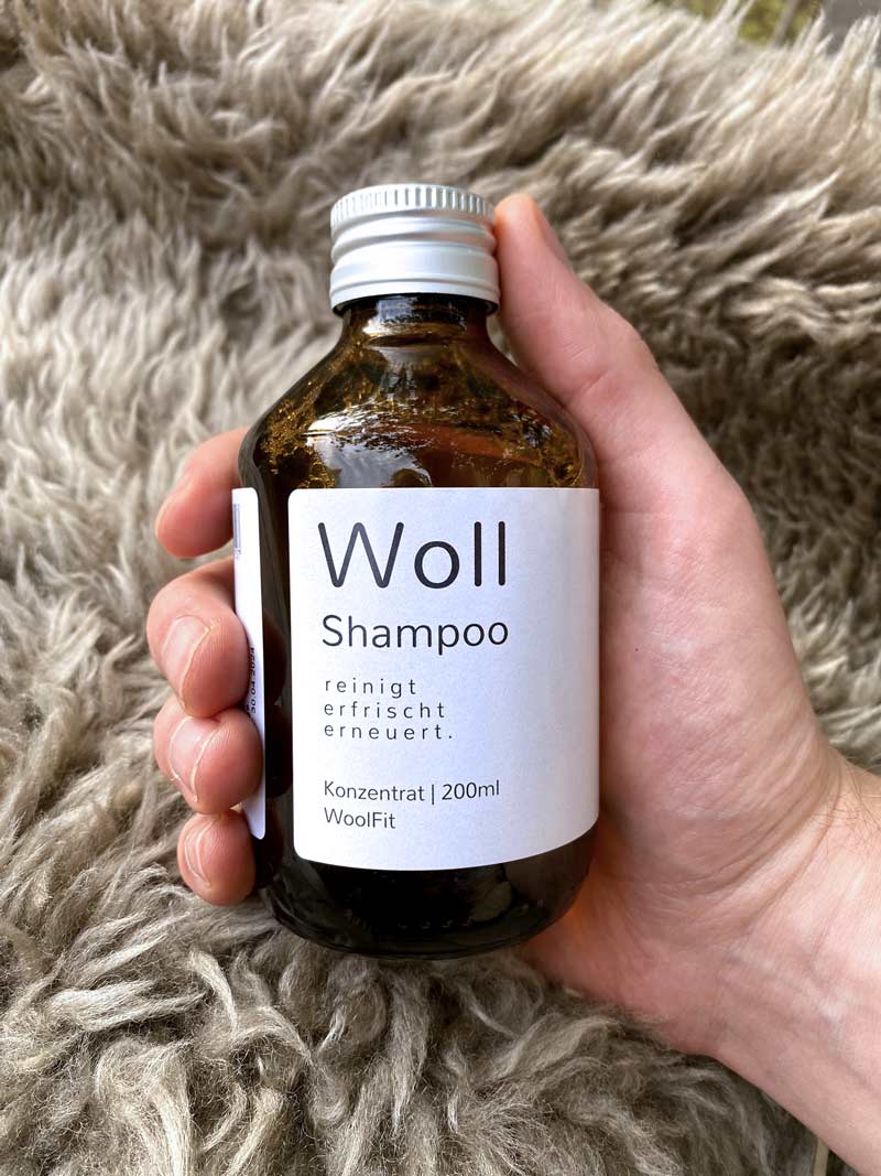 WoolFit® Wool Shampoo for cleaning Felt Slippers concentrated, 200ml