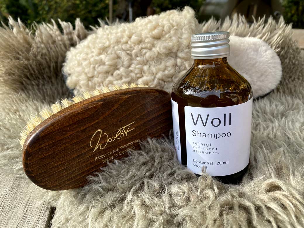 WoolFit® Wool Shampoo for cleaning Felt Slippers concentrated, 200ml