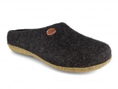 WoolFit hand-felted slippers Classic with rubber sole