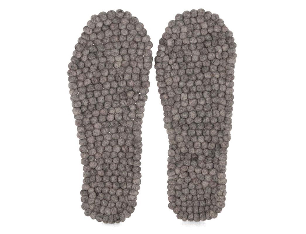WoolFit� FeelGood Footbeds insoles, stone grey