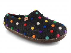 WoolFit� Felt Slippers Footprint, confetti grey