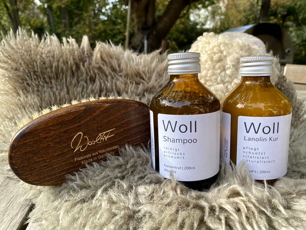 WoolFit® Wool Shampoo for cleaning Felt Slippers concentrated, 200ml