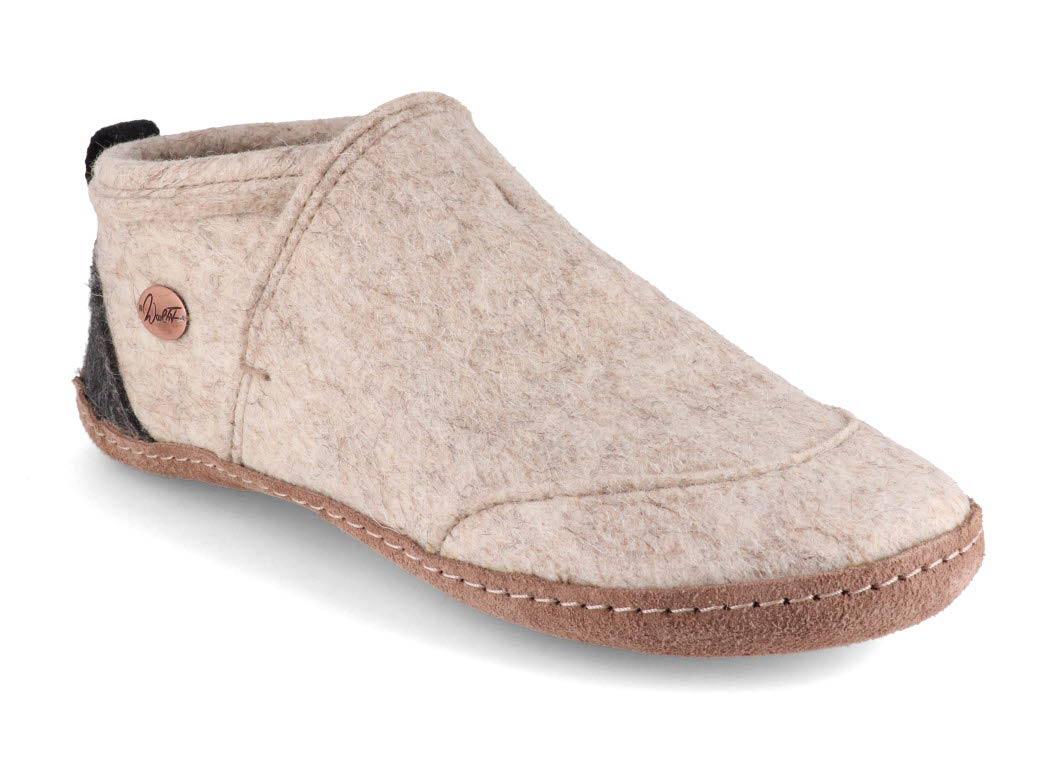 Permanent fritaget Utroskab ❤ WoolFit Taiga - modern unisex Felt Slippers