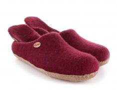 boiled wool slippers with arch support