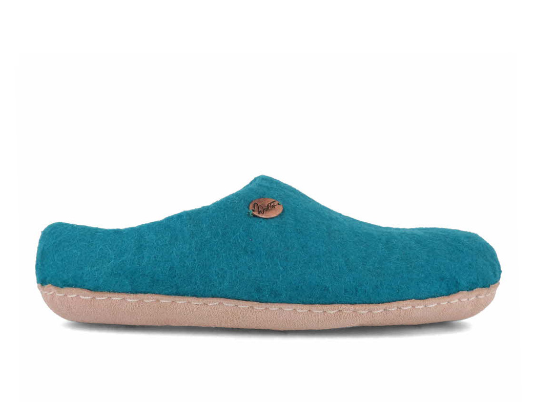 WoolFit® handfelted Slippers with Arch Support Insoles Vario