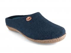 Fathers day gift footwear Brown home shoes Organic wool men slippers handmade from a natural felted wool and linen Boiled wool slippers Shoes 