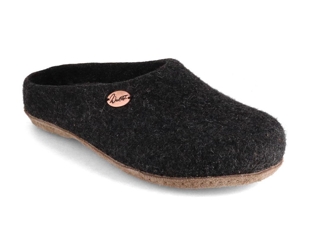 WoolFit� handmade Felt Slippers | Classic, graphite